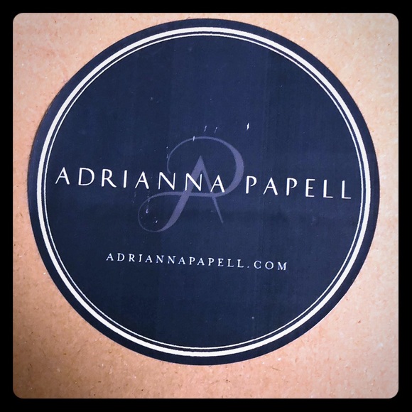 Adrianna Papell gold halter fully beaded gown - Picture 3 of 8